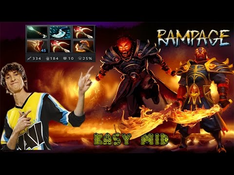 Fastest Play Double Rampage Ember Spirit Gameplay Dota 2 - Ember Spirit 2x Rampage Pro Gameplay
