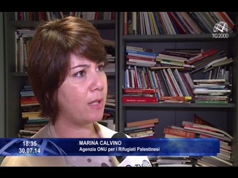 Gaza: le dichiarazioni di Marina Calvino, portavoce dell'Agenzia Onu per i Rifugiati Palestinesi