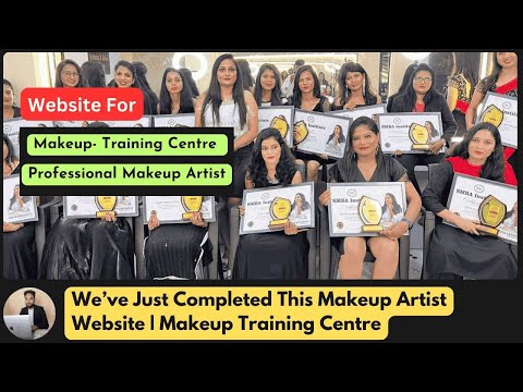 Makeup Training Centre & Makeup Artist Website — website by 24siteshop