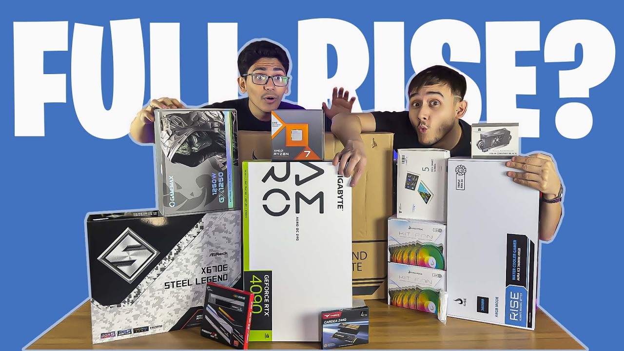 Montamos PC GAMER INSANO c/ KIT RISE MODE e ai será que presta?