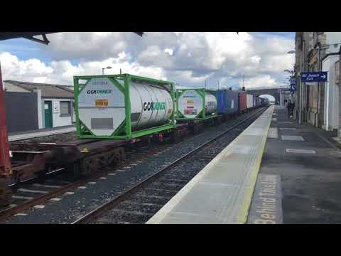 Irish Rail 201 Class Loco 231 on IWT Liner - Kildare (28/3/18)