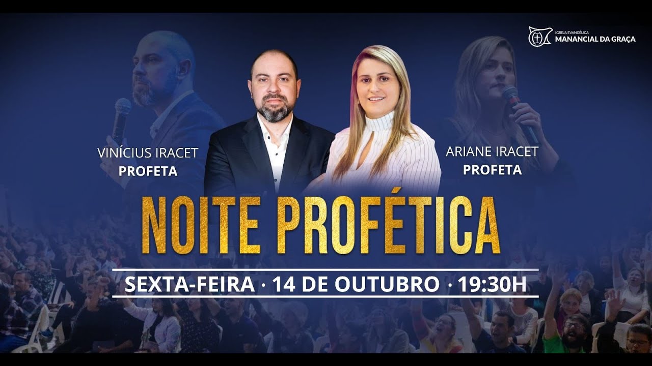 Culto Profético | Profeta Vinicius Iracet | Igreja Manancial da Graça - 14/10/2022