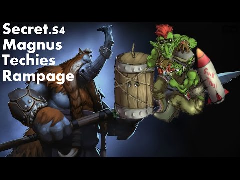 Secret.S4 Magnus Techies Rampage Dota 2 Ranked Game