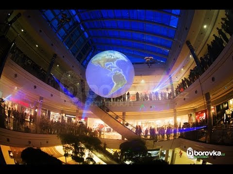 Sphere Videomapping - Video Ballon - Borovka.cz