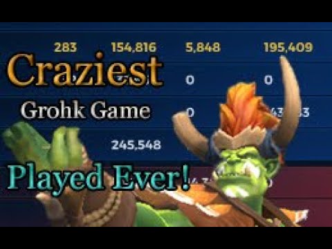 Grohk's Talent Spirit's Domain is getting NERFED! | 154K DPS/ 195K Healing | Paladins Gameplay