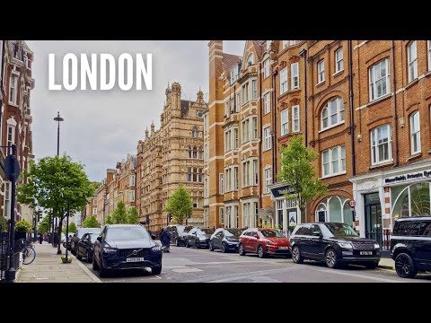 Expensive Areas of London | Marylebone | London Walking Tour 4K