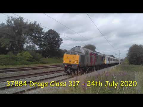 37884 Drags Class 317 - 24th July 2020