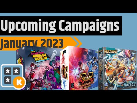 Upcoming Kickstarter & Gamefound Board Games for January 2023