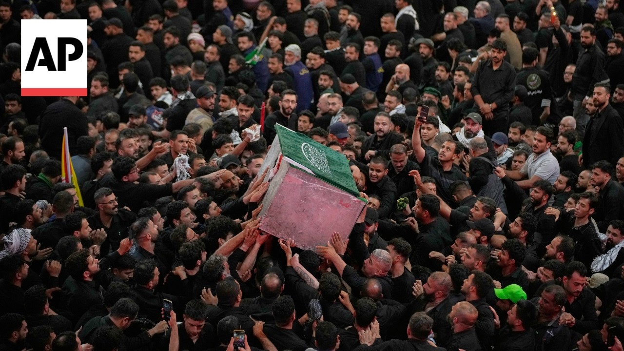 Video | Thousands mourn Iran’s late Supreme Leader Ayatollah Khamenei in Iraq