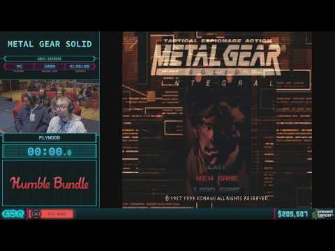 Metal Gear Solid by plywood in 42:15 - AGDQ 2018 - Part 33
