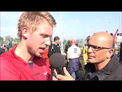 Interview met Pieter vd Breggen na FC Rijnvogels-Rijnsburgse Boys
