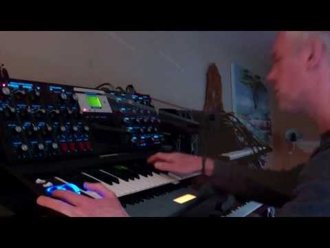 "Pileus" - Kevin Kendle in the studio during the recording of the Clouds 2 album, 2013.