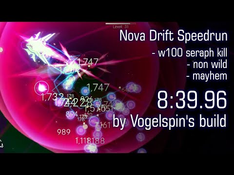 Nova Drift - speedrun 8:39.96 by Vogelspin's build (former record)