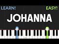Johanna - Sweeney Todd | EASY Piano Tutorial