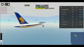 last 787 old model ptfs flight - takeoff, cruise, and landing.