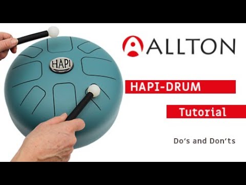 Hapi Drum 2000s - Blue painted metal image 4