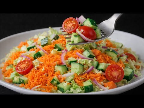 A 5-minute SALAD 🥦 that burns belly fat; I lost 25 KILOGRAMS in one month.