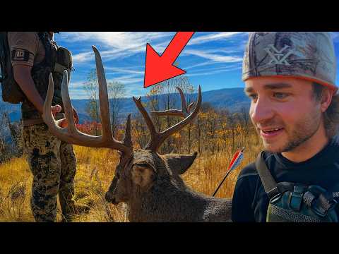 Hunting Down a Giant Whitetail Buck with a Bow!