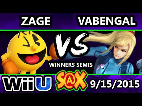 S@X 115 - sN | VaBengal (ZSS) Vs. Zage (Pac-Man) SSB4 Winners Semis - Smash Wii U - Smash 4