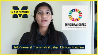 The Sustainable Development Goals (SDGs)  by Ishrat Jahan Eti, a student at Mastermind Life Skills