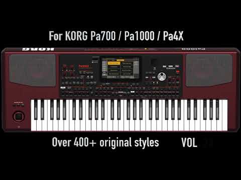 Collection original styles for KORG Pa700/Pa1000/Pa4X VOL 01 - 40