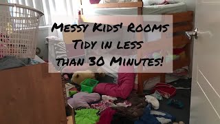 Speed Clean With Me ~ 30 minute Kids Room Clean ~ Time Lapse {HOME}