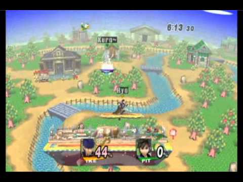 Ryo(Ike) vs Kuro~(Pit) 1