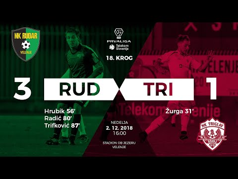 18.krog: Rudar - Triglav 3:1 ; Prva liga Telekom Slovenije 2018/2019