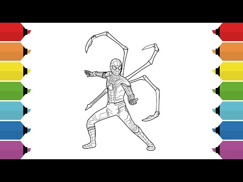 Coloring Iron Spider Coloring Page | Avengers: Infinity War
