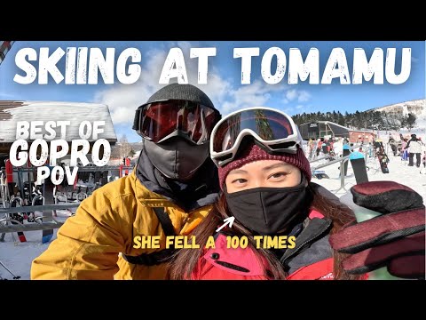 OUR FIRST TIME SKIING AT TOMAMU (GoPro POV) | Tomamu Hokkaido