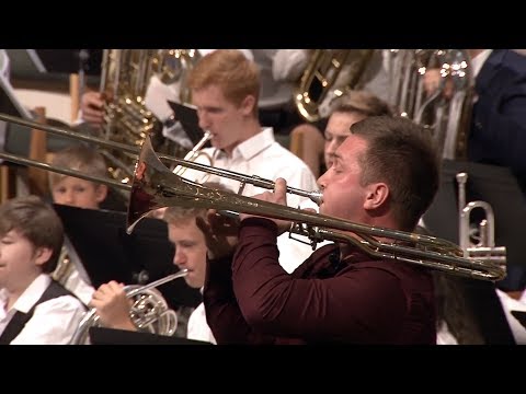 Христос - надежда Христиан | соло тромбон, Александр Бирюк, сборный духовой оркестр NWASBC