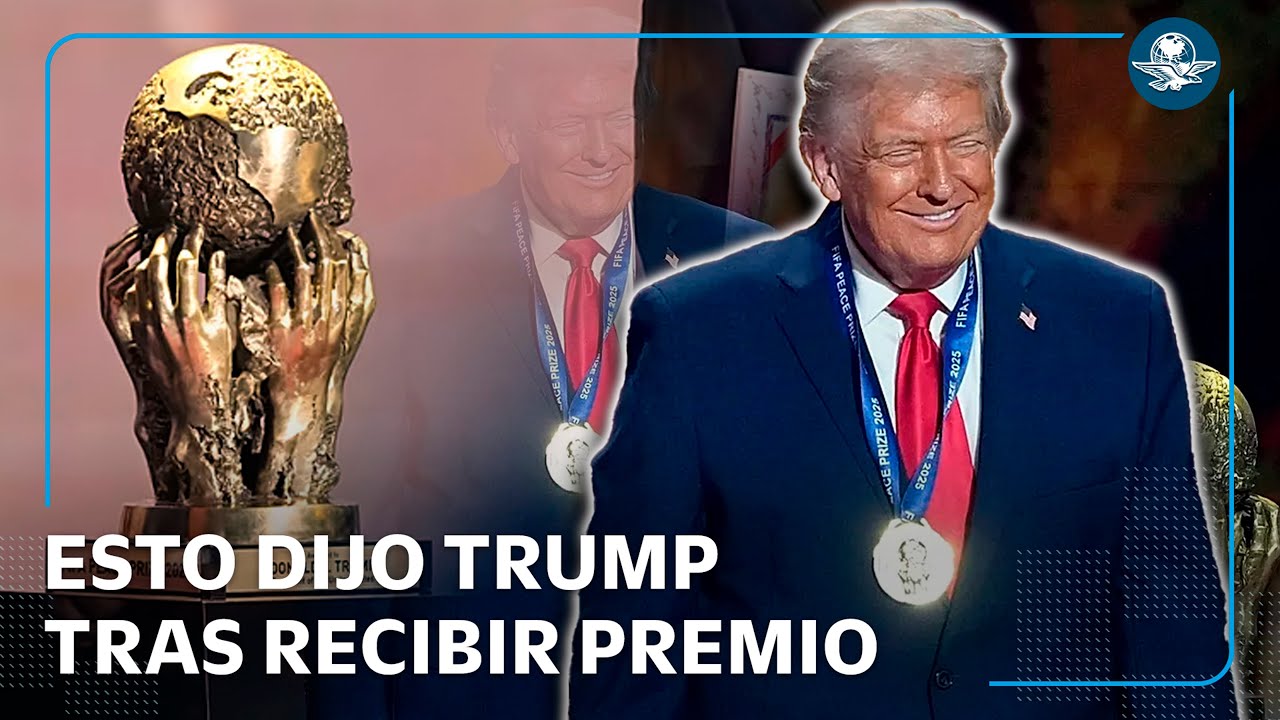 “Salvamos millones y millones de vidas”: El discurso de Trump tras recibir premio de la Paz