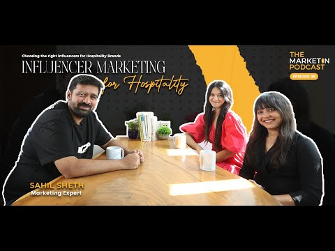 The Marketin Podcast episode 9, Unlocking Influencer Marketing Secrets for Hospitality Brands