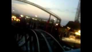 preview picture of video 'skegness ingoldmells thunder coaster 20120812 2055'