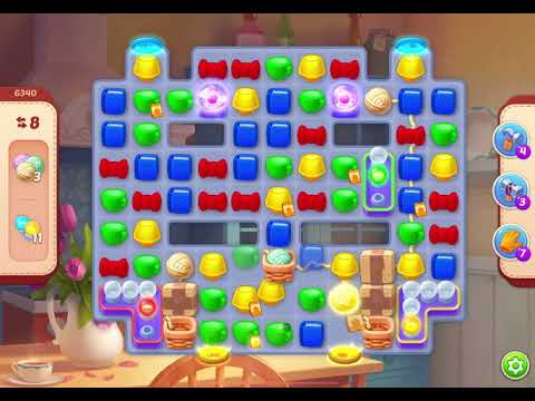 HomeScapes Level 6340 no boosters (13 moves)