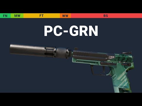 USP-S PC-GRN - Skin Float And Wear Preview