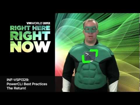 VMworld 2012: VSP1329 - PowerCLI Best Practices, The Return!
