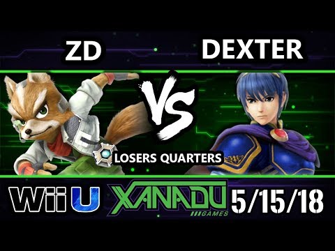S@X 250 Smash 4 - ZD (Fox) Vs. Dexter (Marth) - Wii U Losers Quarters