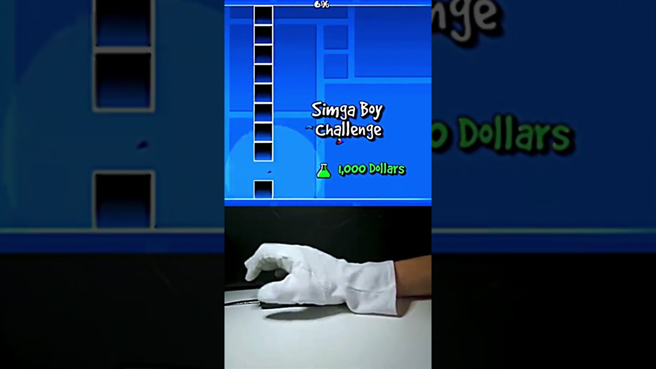 Sigma boy vs 1k challenge #sigmaboy #geometrydash
