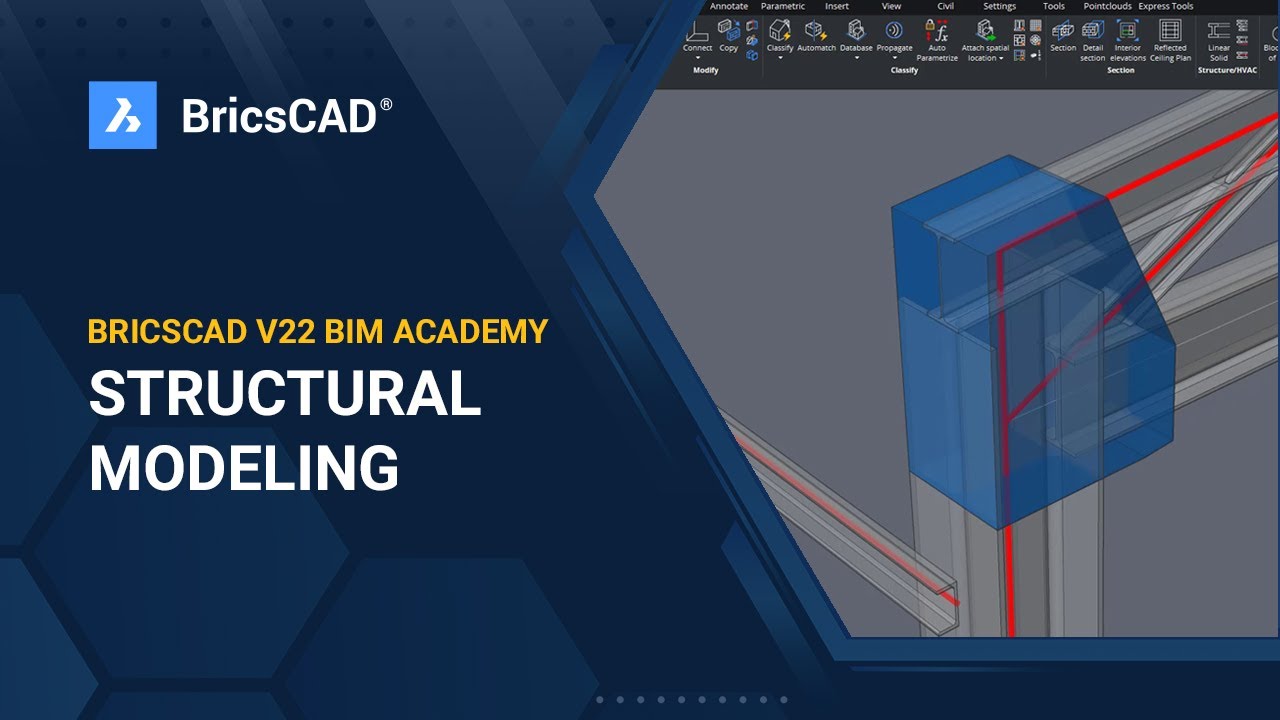 BricsCAD V22 BIM Academy 15 - Structural Modeling