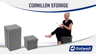 Органайзер кемпінговий Outwell Cornillon M Seat & Storage Grey Melange (470352)