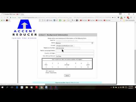 Compton PESL Accent Reducation Free Screening Demo