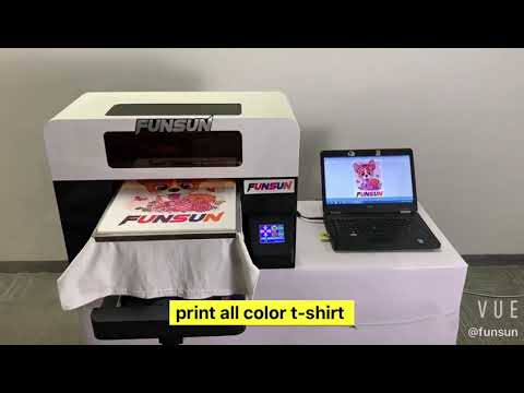 Funsun DTG T-shirt printing machine