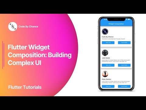 Flutter Widget Composition: Building Complex UI | Flutter Tutorials