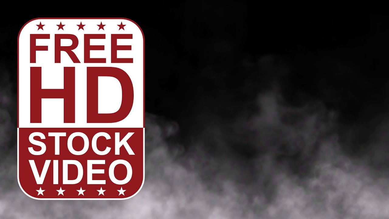 Free Stock Videos – VFX simple ground fog on black background 3D animation