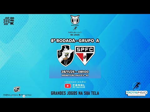 VASCO x SÃO PAULO - 8ª RODADA BRASILEIRÃO MOVEFISIO NC 2025 - ARENA JOÃO PAULO II - A3