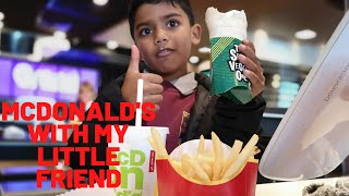 After school meal in McDonald's with my Little Friend - Dublin , Ireland.