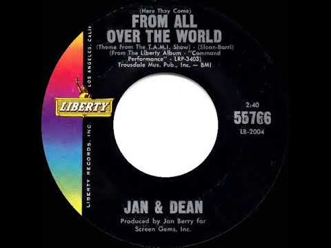 1965 Jan & Dean - (Here They Come) From All Over The World (mono 45)