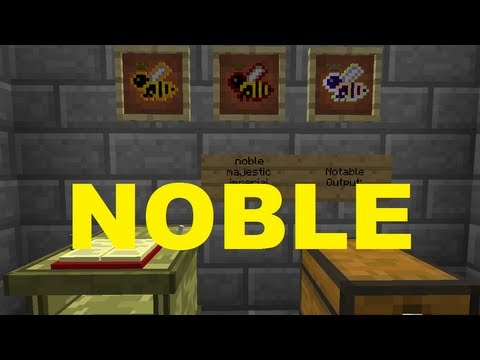 Minecraft Bee Breeding Guide ep 10 Noble Branch