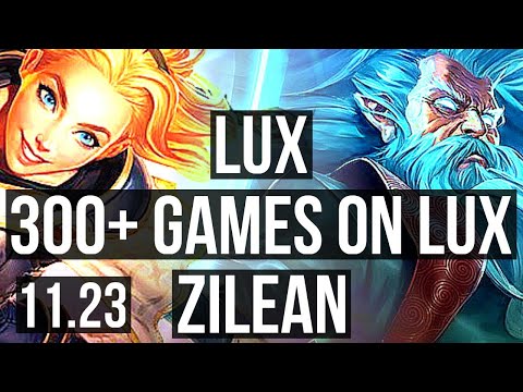 LUX vs ZILEAN (MID) | Rank 4 Lux, 7/1/12, 1.5M mastery, 300+ games | BR Challenger | 11.23